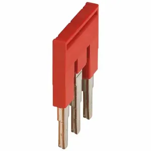 SQUARE D NSYTRAL43 Plug-In Bridge Jumper, Red, 3 Poles | CU4GBR 796A70