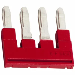 SQUARE D NSYTRAL44 Plug-In Bridge, Red, 4 Poles | CU4GBK 796A02