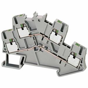 SQUARE D NSYTRP24D Push-In Terminal, Push-In, 20 A Current, Pass-Through, Gray | CV3WFC 796A13