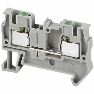 SQUARE D NSYTRP42 Terminal Block, Push- Inch, 30 A Current, Pass-Through, Gray | CV3WGF 796A72