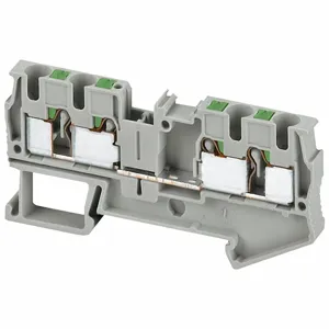 SQUARE D NSYTRP44 Push-In Terminal, Push-In, 30 A Current, Pass-Through, Gray | CV3WGQ 796A17