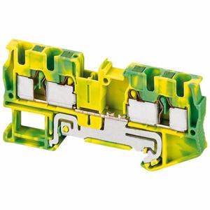 SQUARE D NSYTRP44PE Push-In Terminal, Push-In, 30 A Current, Grounding, Green/Yellow | CV3WFE 796A18