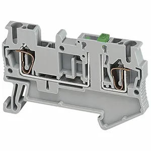 SQUARE D NSYTRR22SC Spring Terminal, Spring, 16 A Current, Blade Disconnect, Gray | CV3WFN 796A34