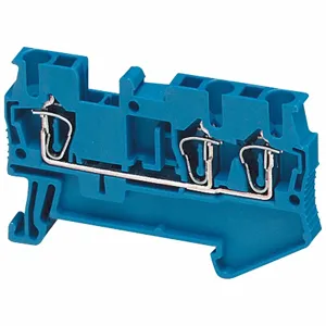 SQUARE D NSYTRR23BL Spring Terminal, Spring, 20 A Current, Pass-Through, Blue | CV3WFT 796A35