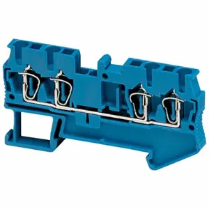 SQUARE D NSYTRR24BL Spring Terminal, Spring, 20 A Current, Pass-Through, Blue | CV3WFR 796A38