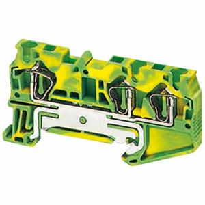 SQUARE D NSYTRR43PE Spring Terminal, Spring, 30 A Current, Grounding, Green/Yellow, 28 Awg to 10 Awg Wire Size | CV3WFW 796A46