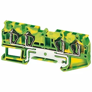 SQUARE D NSYTRR44PE Spring Terminal, Spring, 30 A Current, Grounding, Green/Yellow, 28 Awg to 10 Awg Wire Size | CV3WFX 796A49