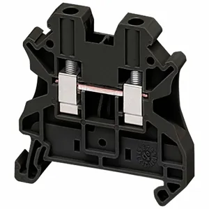 SQUARE D NSYTRV42BK Terminal Block, Screw Clamp, 30 A Current, Pass-Through, Black | CV3WGH 796A22