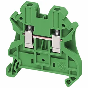 SQUARE D NSYTRV42GN Screw Terminal, Screw Clamp, 30 A Current, Pass-Through, Green | CV3WFJ 796A23