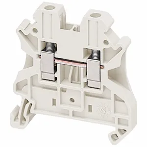 SQUARE D NSYTRV42WH Terminal Block, Screw Clamp, 30 A Current, Pass-Through, White | CV3WGK 796A25