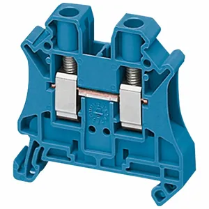 SQUARE D NSYTRV62BL Screw Terminal, Screw Clamp, 50 A Current, Pass-Through, Blue | CV3WFM 796A29