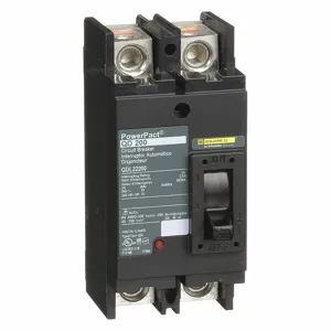 SQUARE D QDL22200 Circuit Breaker 200a 2p 240vac Lug | AF9HNQ 2JXA1