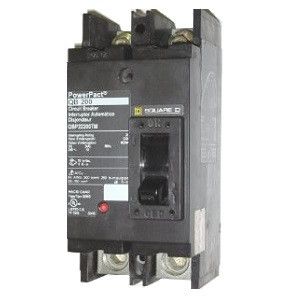 SQUARE D QGP22175TM Molded Case Circuit Breaker, 175A, 240VAC, 2 Poles | CE6HNH