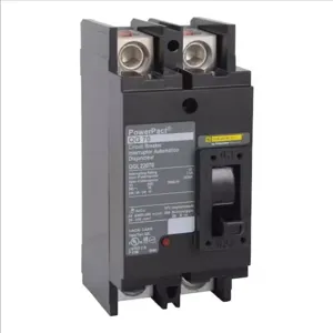 SQUARE D QGL22100 Circuit Breaker, Feed-Thru 100 Ampere, 240 VAC, 2P | AG8UEL