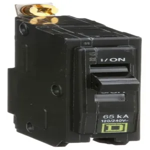 SQUARE D QHB115 Miniature Circuit Breaker, 120 / 240VAC, Bolt-On Mount | CE6HQX