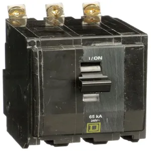 SQUARE D QHB315 Bolt-On Circuit Breaker, 3P, 120 / 240VAC, 65kAIC, 3 Phase | CE6HRD