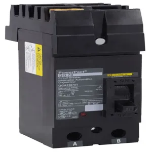 SQUARE D QJA222001 Circuit Breaker, I-Line Style, Plug-in, 200 A, 240 VAC, 2p, 100kAIC@240V | AG8UGC