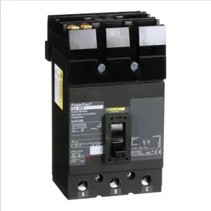 SQUARE D QJA32200 Circuit Breaker I-line Style Plug-in 200 Amp 240vac 3p 100kaic@240v | AG8UGH