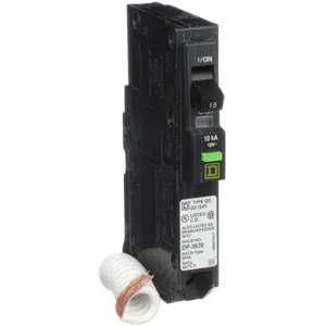 SQUARE D QO115AFI Plug In Circuit Breaker 15a 1p 10ka 240v | AG6QEW 3XE17