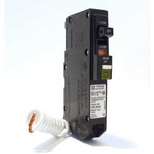 SQUARE D QO120CAFI Plug In Circuit Breaker 20a 1 Pole 10ka 120v | AF6FXM 12R455