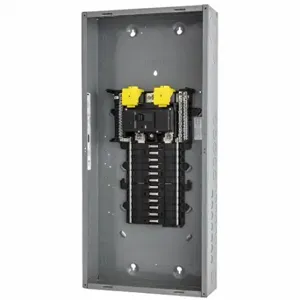 SQUARE D QO124M125P Load Center, 125 A, 120/240 Vac, 24 Spaces, 22 Ka, 10 Max. No. Of Tandem Breakers | CU4FQU 60UM21