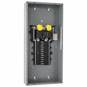 SQUARE D QO124M200P Load Center, 200 A, 120/240 Vac, 24 Spaces, 22 Ka, 12 Max. No. Of Tandem Breakers | CU4FRE 60UM23