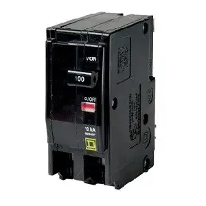 SQUARE D QOH2125 Mini Circuit Breaker, 125A, 42kAIC at 240V, 2P, 240VAC | CE6HPY