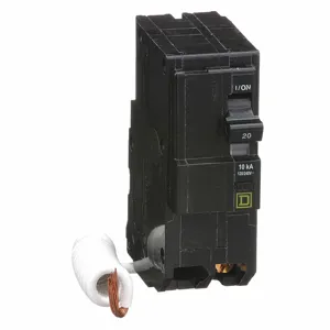 SQUARE D QO220EPD Miniature Circuit Breaker, 20A, 2 Pole, 10KA, 240V, Plug In Mount | AF9FQF 2DM36