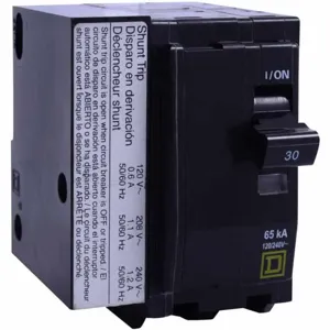 SQUARE D QO2151021 Plug In Circuit Breaker 15a 2p 10ka 240v | AF9GXB 2GLR7