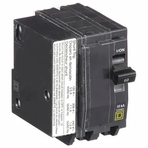 SQUARE D QO2601021 Plug In Circuit Breaker 60a 2p 10ka 240v | AF9GXV 2GLV9