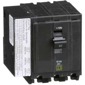 SQUARE D QO3601021 Plug In Circuit Breaker 60a 3p 10ka 240v | AF9GYP 2GLY3