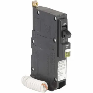 SQUARE D QOB115CAFI Bolt On Circuit Breaker 15a 1 Pole 10ka 120v | AF6FXQ 12R458