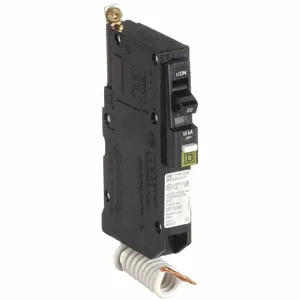 SQUARE D QOB120CAFI Bolt On Circuit Breaker 20a 1 Pole 10ka 120v | AF6FXR 12R459