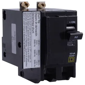 SQUARE D QOB2100VH-1021 Miniature Circuit Breaker, 22kAIC at 240V, 1 Phase, 100A | CE6HTR