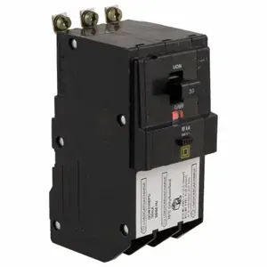 SQUARE D QOB350EPD Miniature Circuit Breaker, 50 A, 240V AC, Three Phase, 10kA at 240V AC, QOB, 3 Poles | CU4FWC 6RHF8