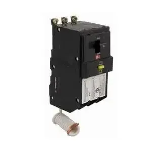 SQUARE D QOB350GFI Miniature Circuit Breaker, 50A, 3P, 10kAIC, Pigtail | CE6HRV