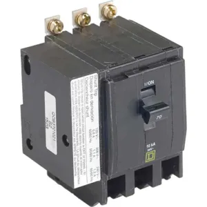 SQUARE D QOB3701021 Circuit Breaker 70a | AF9FRB 2DN02