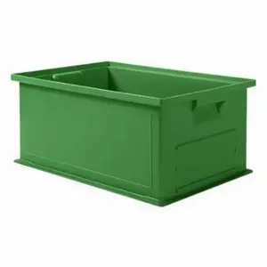 SSI 1462.191308GN1 Straight Wall Container, 5.5 Gal, 19 x 13 x 8 Inch Size, Stackable | CU4GQB 9ANY9