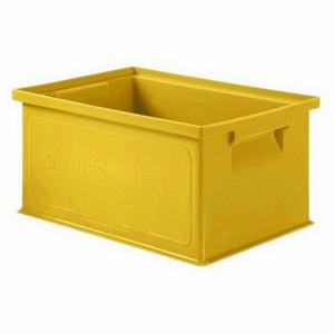 SSI 1463.130906YL1 Straight Wall Container, 1.9 Gal, 13 x 9 x 6 Inch Size, Stackable | CU4GPX 9KCK6