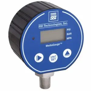 SSI MG-200-A-MD-R Digital Vacuum Gauge With Transmitter, 0 To 200 PSI, 4 To 20Ma Dc, 3 Inch Dial Size, Mg-Md | CU4GPU 45MU01