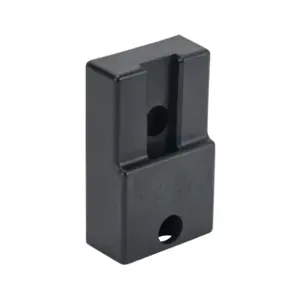 SSP SAFETY SYSTEM PRODUCTS ZEUS-H Mounting Bracket, Vertical, Glass-Fiber Reinforced Thermoplastic | CV7DVC