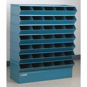 STACKBIN 3-235SSB Sectional Stacking Bin Unit, 37 Inch X 13 Inch X 42 Inch Size, Std, 35 Compartments, Blue | CU4GQK 45NH55