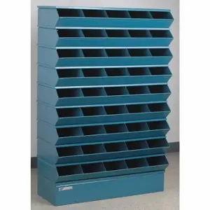 STACKBIN 3-245SSB Sectional Stacking Bin Unit, 37 Inch X 13 Inch X 54 Inch Size, Std, 45 Compartments, Blue | CU4GQL 45NH59