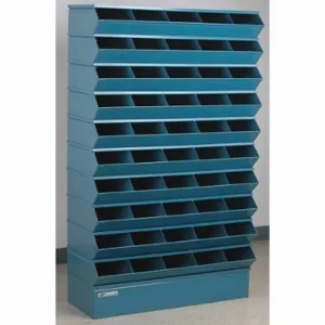 STACKBIN 3-250SSB Sectional Stacking Bin Unit, 37 Inch X 13 Inch X 60 Inch Size, Std, 50 Compartments, Blue | CU4GQM 45NH61