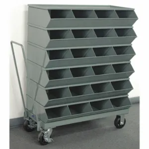 STACKBIN 3-324SSMB Sectional Stacking Bin Unit, 37 Inch X 18 3/8 Inch X 46 7/8 Inch Size, Caster | CU4GQV 45NH84