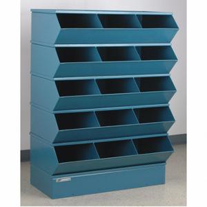 STACKBIN 3-415SSB Sectional Stacking Bin Unit, 37 Inch X 20 1/2 Inch X 50 3/8 Inch Size, Std | CU4GRD 45NH73