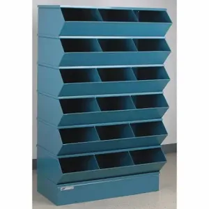 STACKBIN 3-418SSB Sectional Stacking Bin Unit, 37 Inch X 20 1/2 Inch X 59 1/4 Inch Size, Std | CU4GRF 45NH75