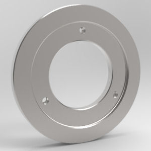 Stafford Mfg FRA1003756250 Flange Adapter Ring, 1 Inch Bore, 6-1/4 Inch O.D., Aluminum | CJ6KNQ