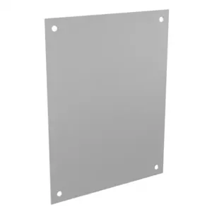 STAHLIN BP2016CS Subpanel, Carbon Steel, White, Powder Coat Finish | CV8AJC