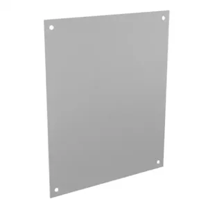 STAHLIN BP2420CS Subpanel, Carbon Steel, White, Powder Coat Finish | CV8AJF